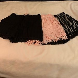 3 pairs of Lane Bryant Shorts (size 10/12)